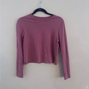 Lululemon cotton Long Sleeve Top